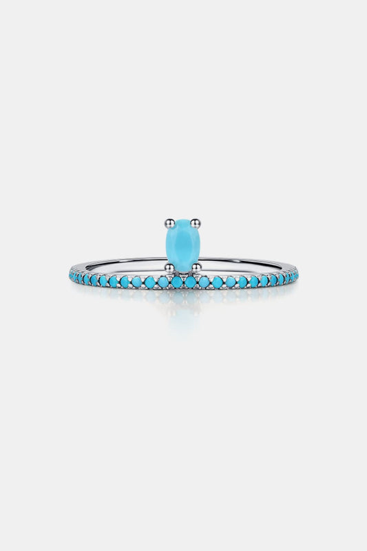 Oval Endless Love Turquoise Ring